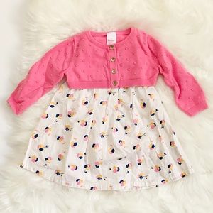 Cat & Jack Matching Shrug & Sleeveless Baby Dress